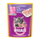 Whiskas Pouch Real Fish Kitten Mackerel 80g