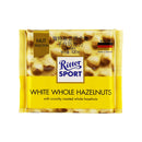 Ritter Sport White Whole Hazelnut Chocolate Bar 100g