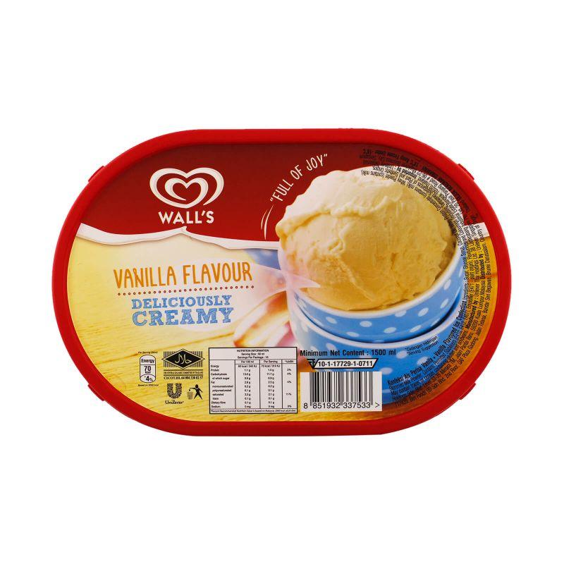Wall's Vanilla Ice Cream 1.5L