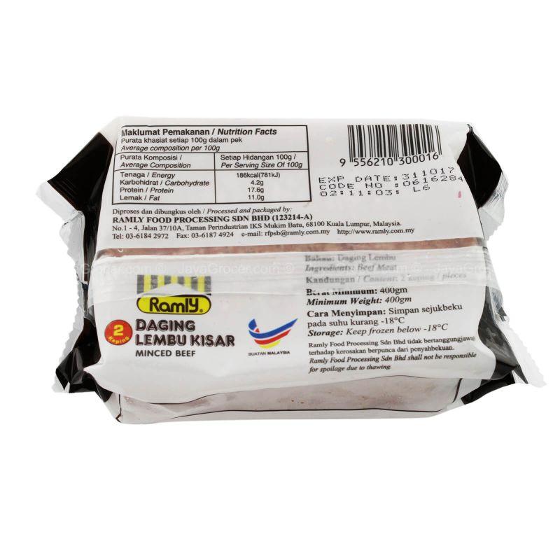 Ramly Minced Beef 400g
