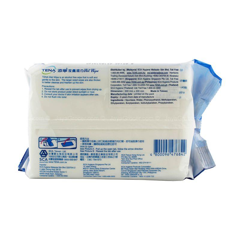 Tena Wet Wipes 40 sheets