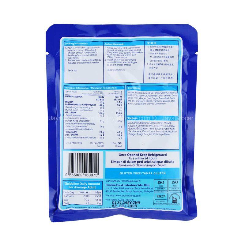 Brahim’s Rendang Sauce 180g