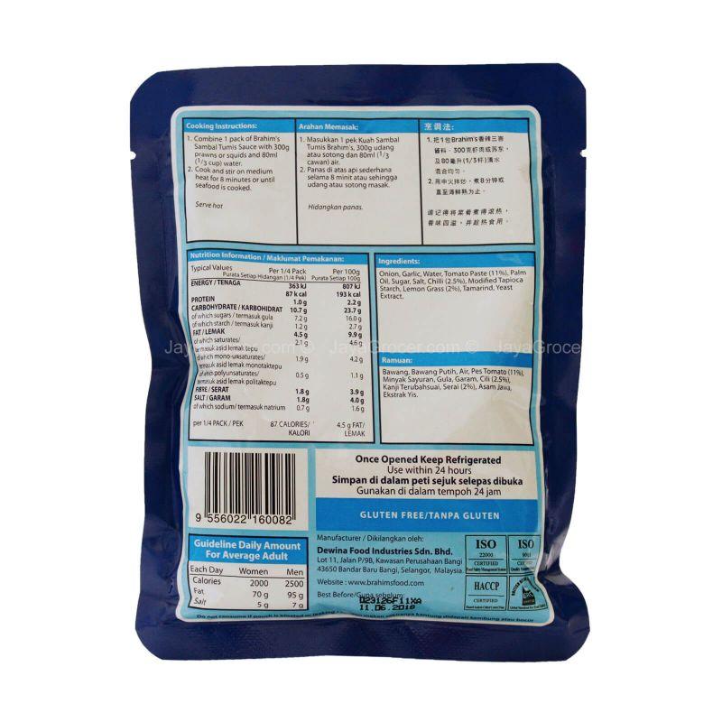 Brahim's Sambal Tumis Sauce 180g