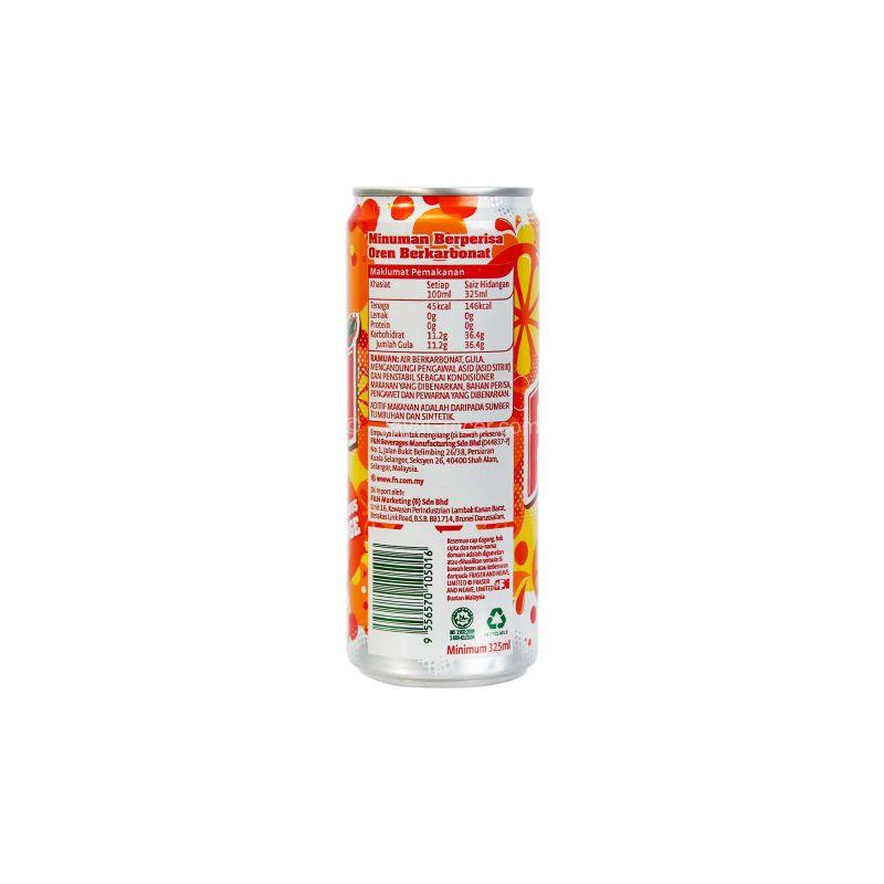 F&N Fun Flavours Outrageous Orange Carbonated Drink 325ml