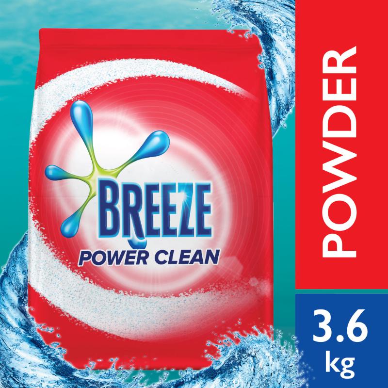 Breeze Detergent Powder Power Clean 3.6kg