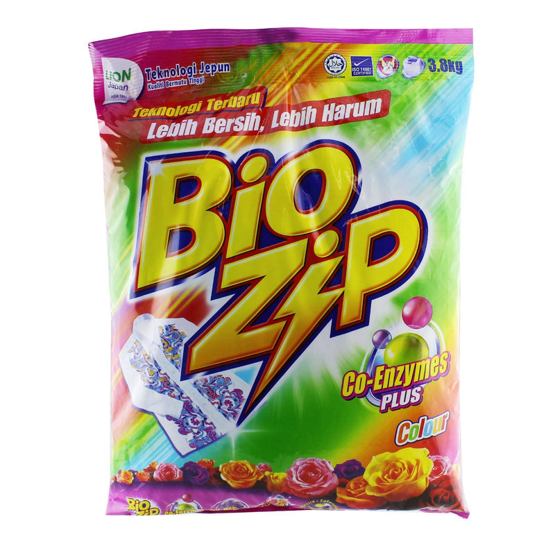 Bio Zip Colour Detergent Powder 3.8kg