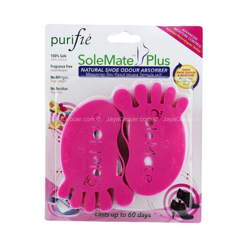 Purifie Solemate Plus Natural Shoe Odour Absorber (Pink) 65g