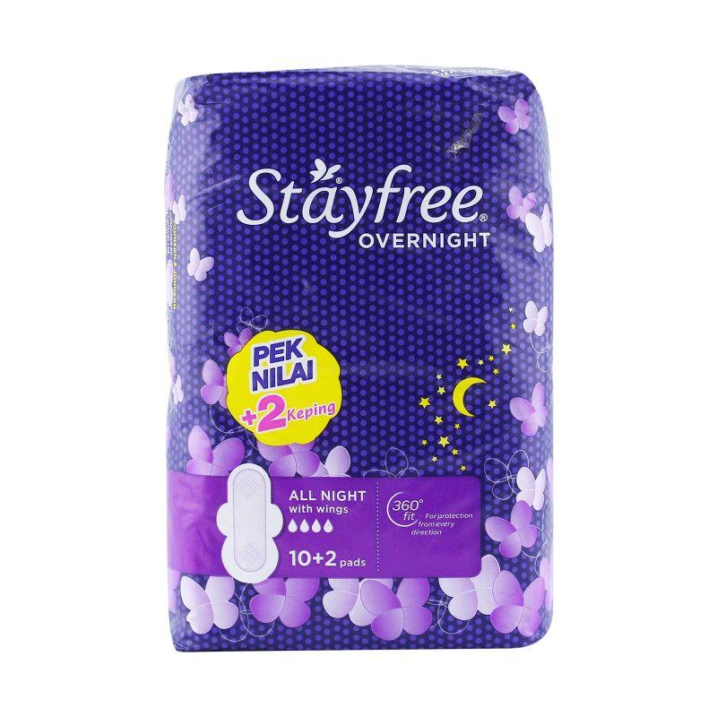 Stayfree Overnight  Wing Pad 29cm x 12pcs