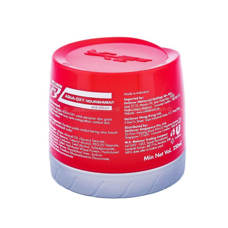 Brylcreem Original Aqua Oxy Cream Hair Styling Cream 250ml