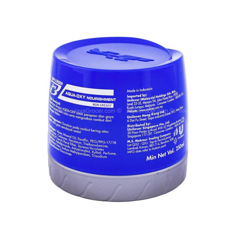 Brylcreem Lite Aqua Oxy Cream Hair Styling Cream 250ml