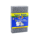 Super Bright Scouring Pads 3pcs