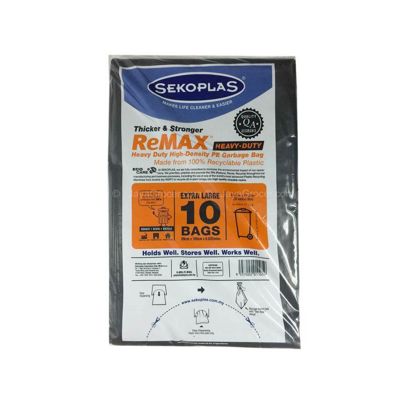 Sekoplas Heavy Duty High-Density PE Garbage Bag 10bags