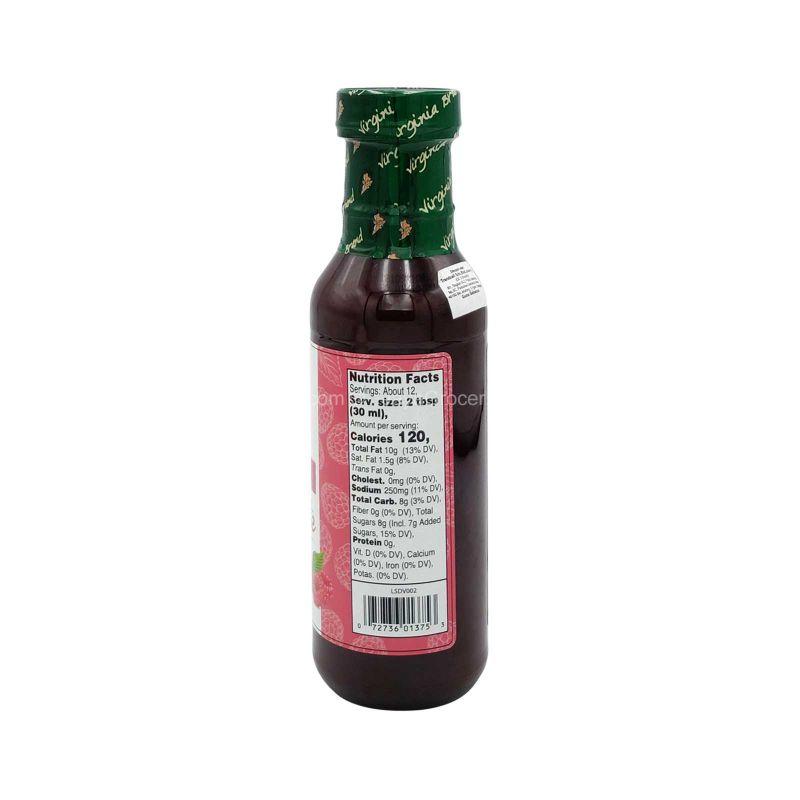 Vidalia Onion Raspberry Vinegarette Dressing 355ml