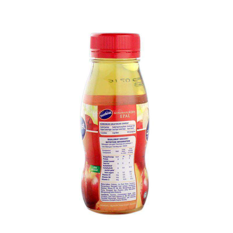 Sunkist Apple Fruit Drink 250ml