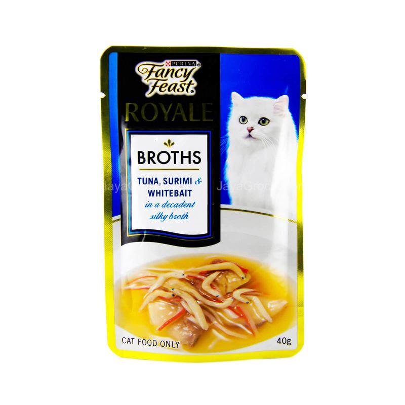 Purina Fancy Feast Royale Tuna Surimi and Whitebait Broth 40g