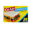 Glad Sandwich Fold-Lock Bags 50pcs