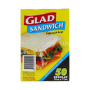 Glad Sandwich Fold-Lock Bags 50pcs