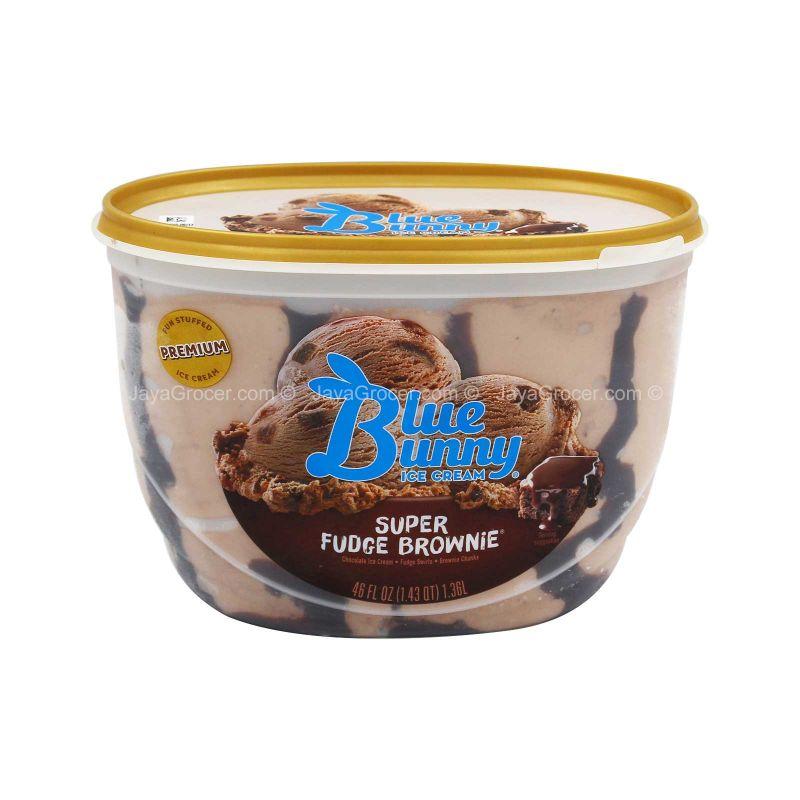 Blue Bunny Super Fudge Brownie Ice Cream 1.36L