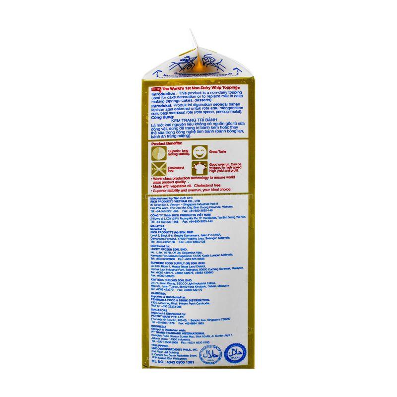 Rich’s Gold Label Cake & Dessert Whip Topping 907g