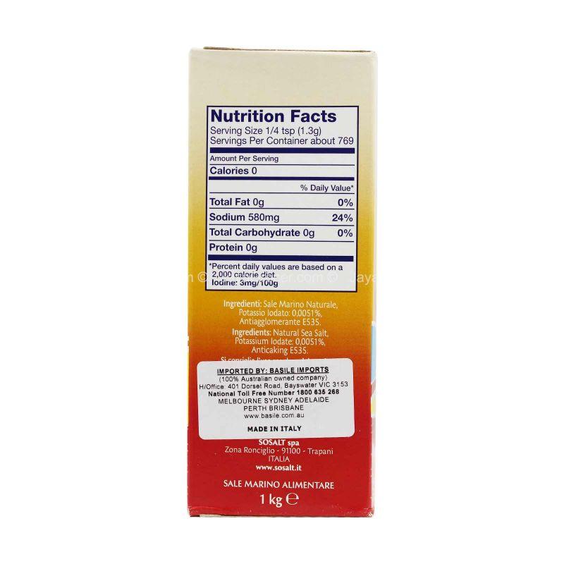 Sosalt Iodized Sea Salt 1kg