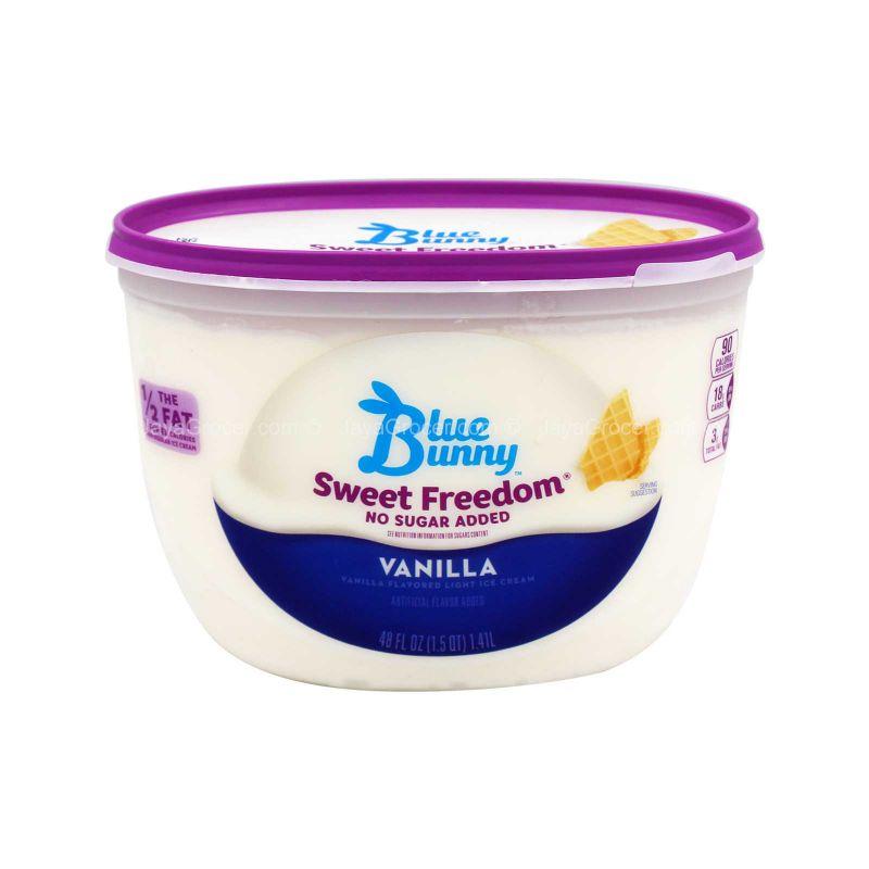 Blue Bunny Sweet Freedom Vanilla Ice Cream 1.4L