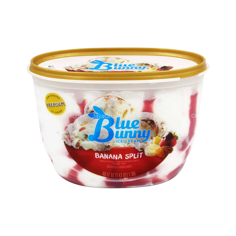 Blue Bunny Banana Split Ice Cream 1.36L
