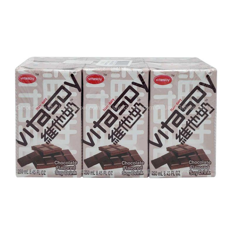 Vitasoy Chocolate Flavoured Soy Drink 250ml x 6