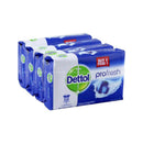 Dettol Active-Bacterial Profresh Bar Soap 105g x 4
