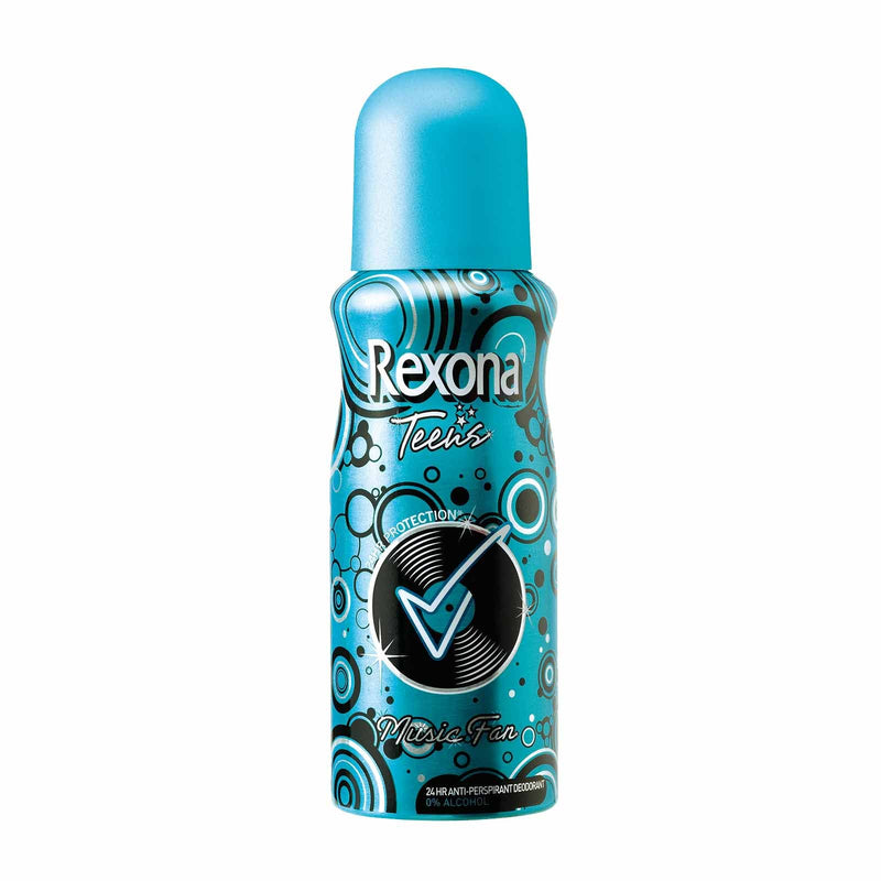 Rexona Teens Music Fan Anti-Perspirant Deodorant Spray 102ml