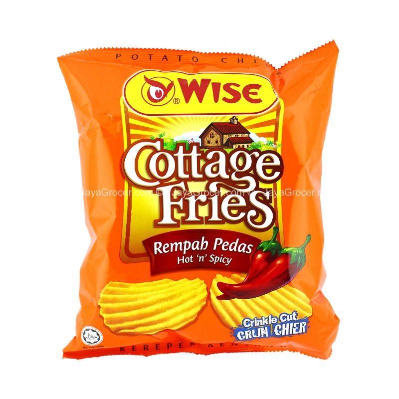 Wise Cottage Fries Hot and Spicy Potato Chips 65g