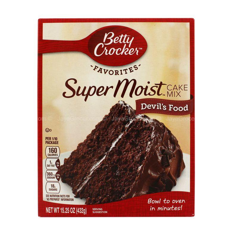 Betty Crocker Super Moist Cake Mix Devil?s Food 432g