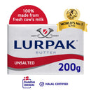 Lurpak Unsalted Butter 200g