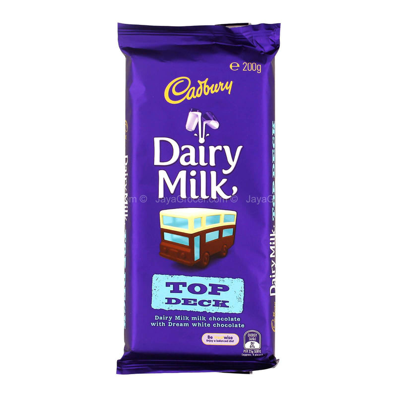 Cadbury Dairy Milk Top Deck Chocolate Bar 200g