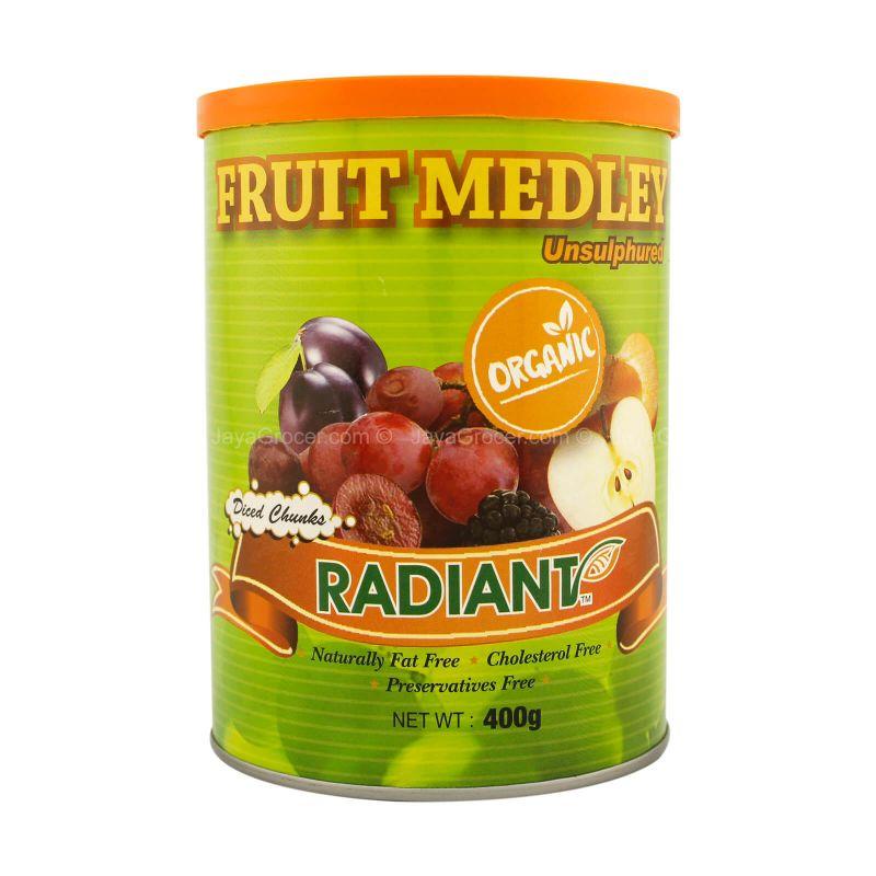 Radiant Whole Food Organic Fruit Medley (Unsulphured) 400g