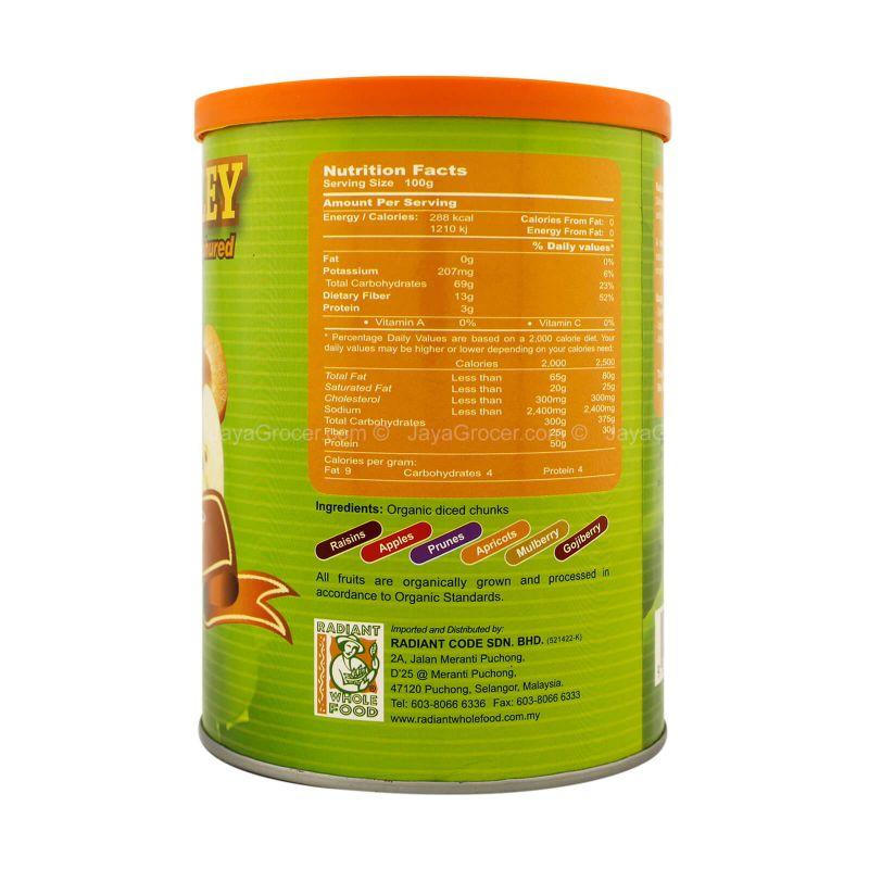 Radiant Whole Food Organic Fruit Medley (Unsulphured) 400g