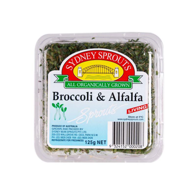 Sydney Sprouts Broccoli & Alfalfa Sprouts 125g