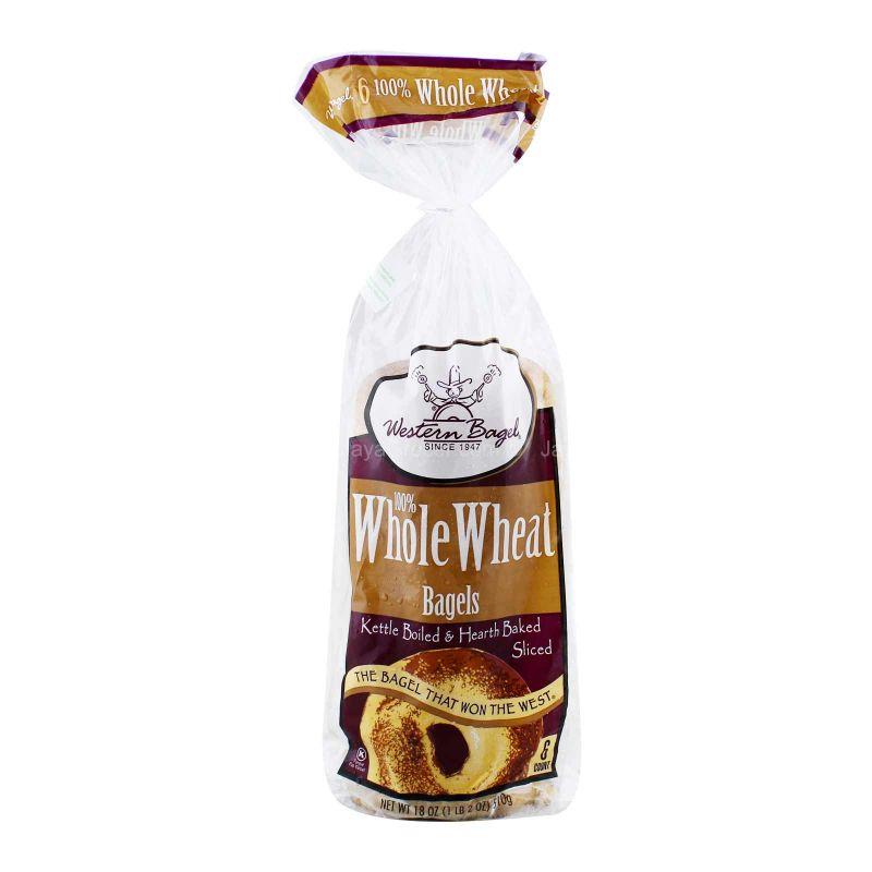 Western Bagel Whole Wheat Bagels 510g