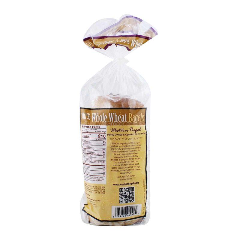 Western Bagel Whole Wheat Bagels 510g