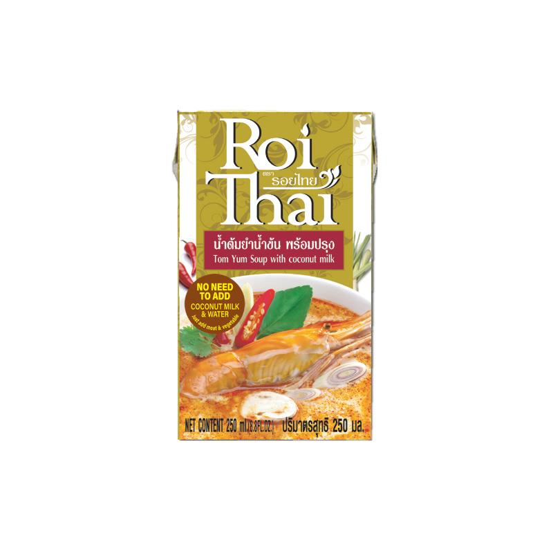 Roi Thai Tom Yum Soup with Coconut Milk 250ml