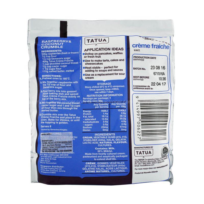 Tatua Cream Fraiche 200g