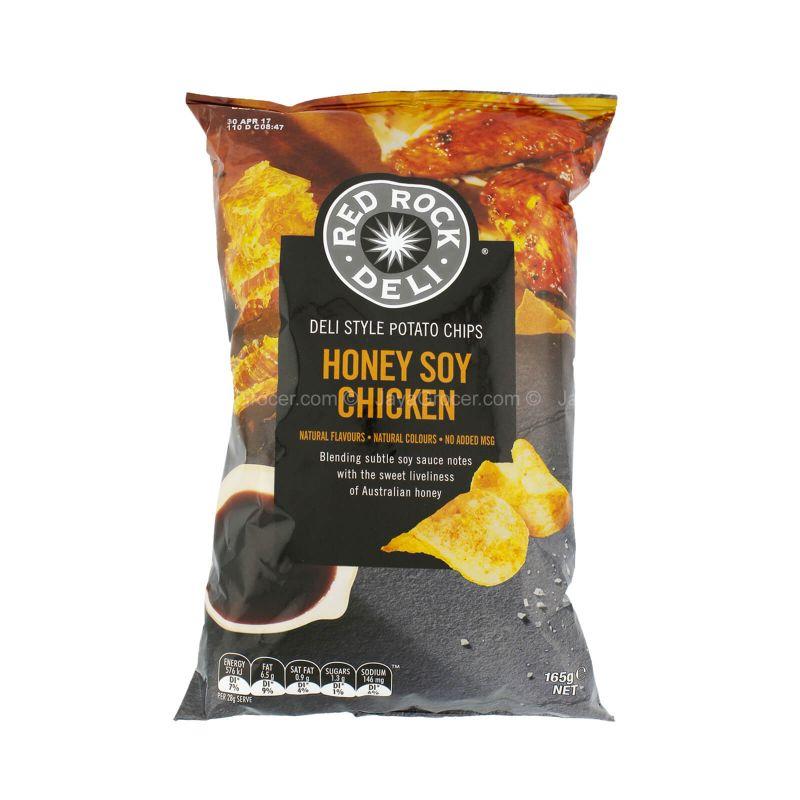 Red Rock Deli Honey Soy Chicken Potato Chips 165g
