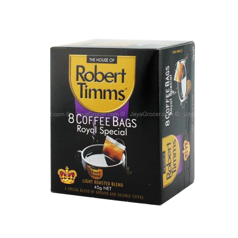 The House of Robert Timms Royal Special Light Roasted Blend Coffee 45g