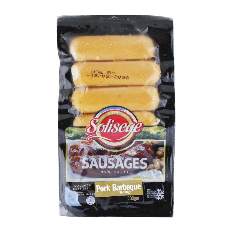 Solisege Pork Barbeque Sausage 200g