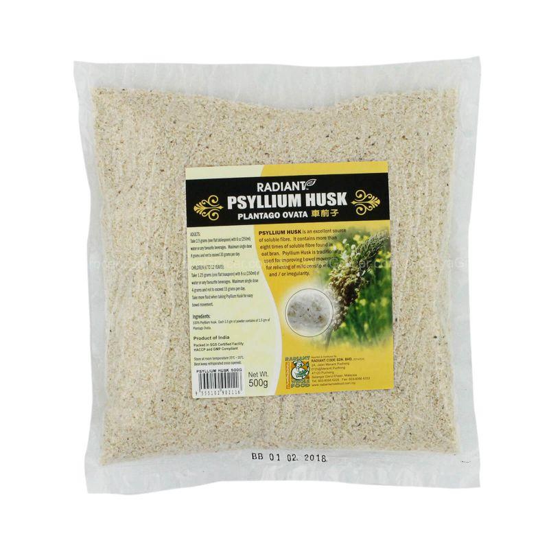 Radiant Whole Food Psyllium Husk 500g