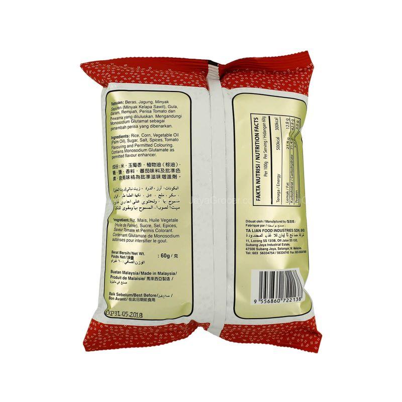 Toki Tomato Flavoured Corn Snack 60g