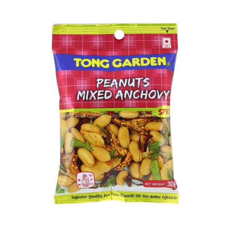 Tong Garden Spicy Peanuts Mixed Anchovy 30g