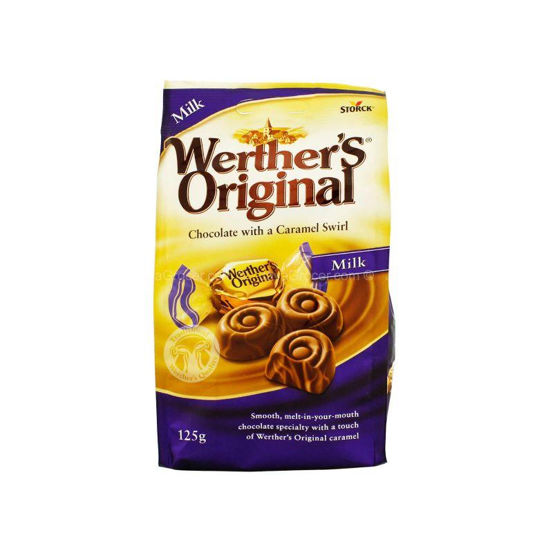 Storck Werther’s Original Milk Chocolate with a Caramel Swirl 125g
