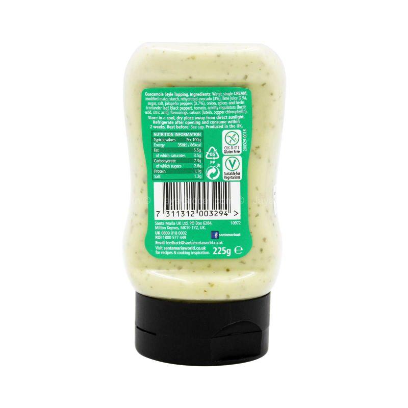 Santa Maria Mild Guacamole Style Creamy and Smooth Topping 290g