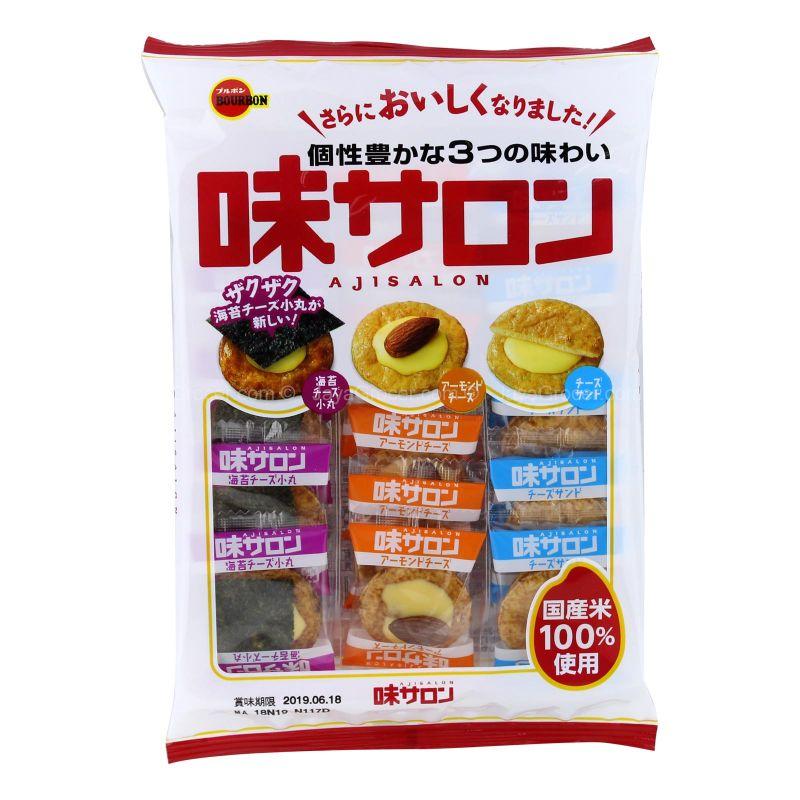 Bourbon Aji Salon Assorted Flavor Rice Crackers 52.8g