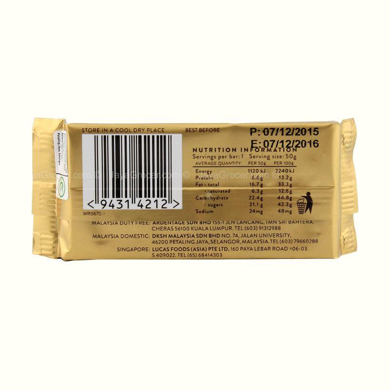 Whittaker’s Peanut Slab Milk Chocolate Bar 50g